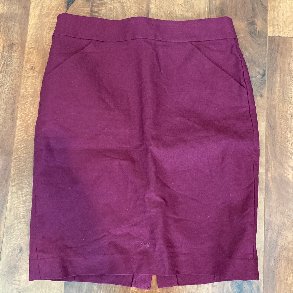 J crew pencil skirt size 6